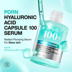 Anua PDRN Hyaluronic Acid Capsule 100 Serum, Radiant Face Serum, Salmon DNA, Hyaluronic Acid, Hydration, Moisture Plumping Effect, Lightweight, Glass Skin, Korean Skincare, 1.01 fl. oz