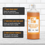 Active Element Flat Top Grill Cleaner – 32 fl oz | Griddle Cleaner, Removes Burnt-On Residue, Food Safe, Non-Caustic Formula, For Blackstone Grills