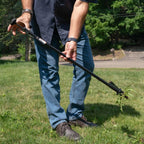 Walden Backyards Weed Hound Stand Up Weed Puller 36" - Upright Dandelion Root Remover Tool with Foot Pedal - Heavy Duty Steel Weeder for Lawns & Gardens - No Bending for Thistle, Crabgrass, Clover