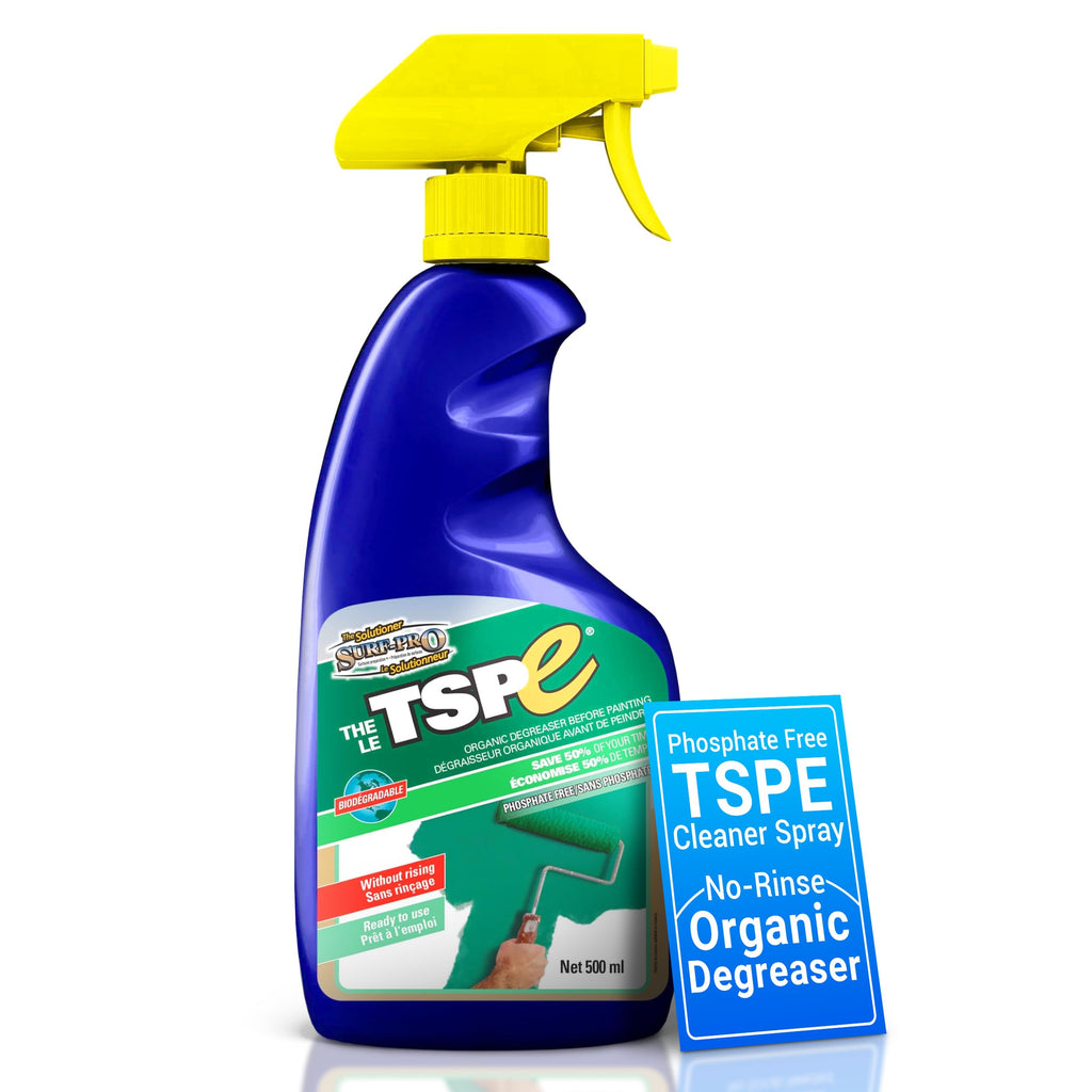 TSPE Cleaner Spray – 500ml Eco-Friendly No-Rinse Degreaser for Walls, Wood, Cabinets & Paint Prep – Phosphate-Free TSP Alternative – Biodegradable, Septic Safe, Non-Toxic Cleaning Solution
