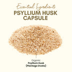 Organic Psyllium Husk Capsules 750 mg, Natural Fiber Supplement for Gut Health* - Alternative to Psyllium Husk Powder, Zealthy Life, 250 Capsules