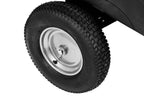 Brinly 10 cu.ft. 650lb Heavy Duty Tow-Behind Poly Utility Cart & Dump Trailer with Magnetic Hitch Pin & Compression Molded Bed