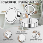 FINDMAG 200 LBS Fishing Magnet, 1.76 Inch Rare Earth Metal Pickup Magnet