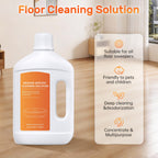 Nukisa Orange Floor Cleaning Solution 1L Compatible with Dreame Wet & Dry Vacuum and Robot， Residue & Streak Free,Suitable for All Robot Vacuum Cleaners and Wireless Wet Dry Dual-Use Vacuum Cleaners