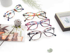 HEEYYOK 2.25 Reading Glasses Women Small Face 4-Pack Colorful Reader For Womens Cheaters Reading Ladies Lightweigth Flexible Spring Hinge