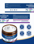 Magnesium Lotion with Arnica, MSM & Boswellia – Cooling Relief & Relaxation, Magnesium Cream for Muscles & Joints – Ideal for Legs or Feet - Safe for Kids – 6 fl oz