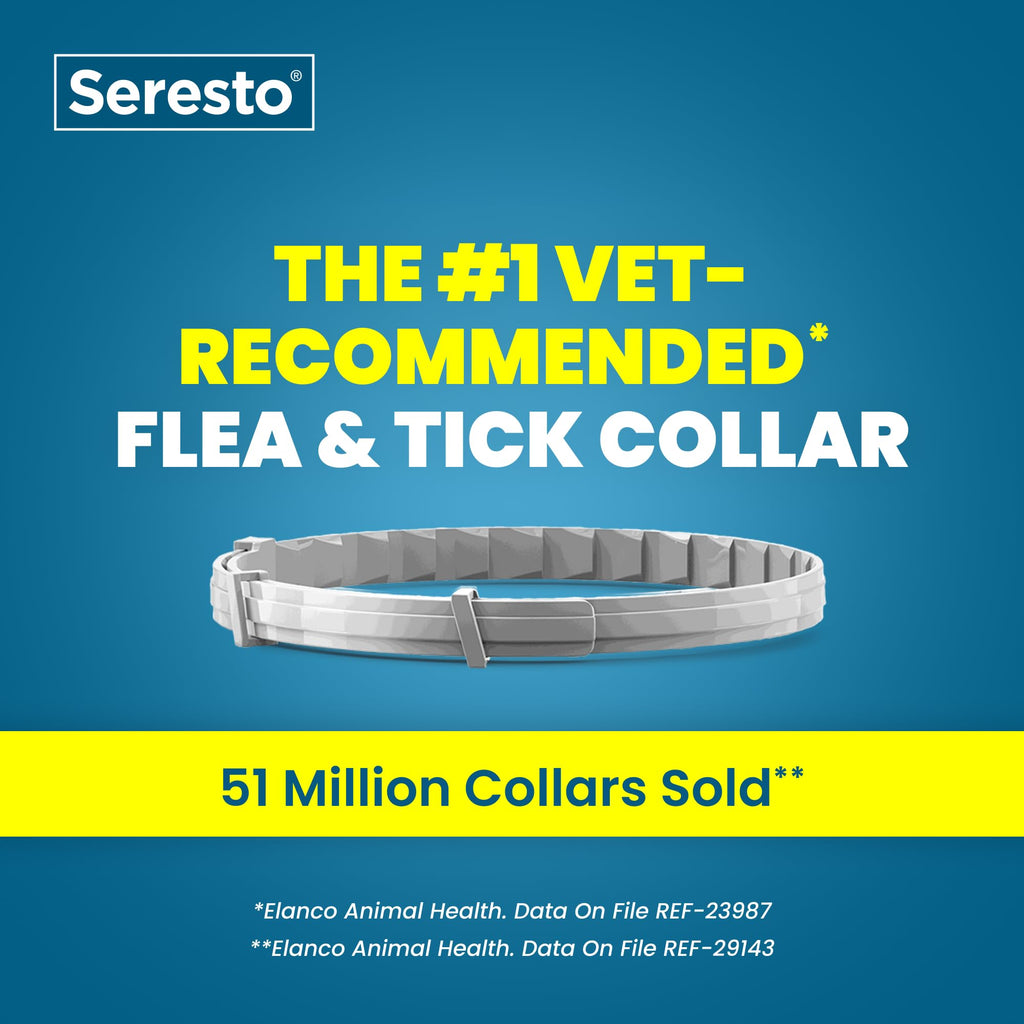 Seresto Cat Vet-Recommended Flea & Tick Treatment & Prevention Collar for Cats | 8 Months Protection