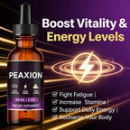 Peaxion Drop, Lncrease Stamina, Fight Fatigue,Support Daily Energy, Recharge Your Body 2 oz