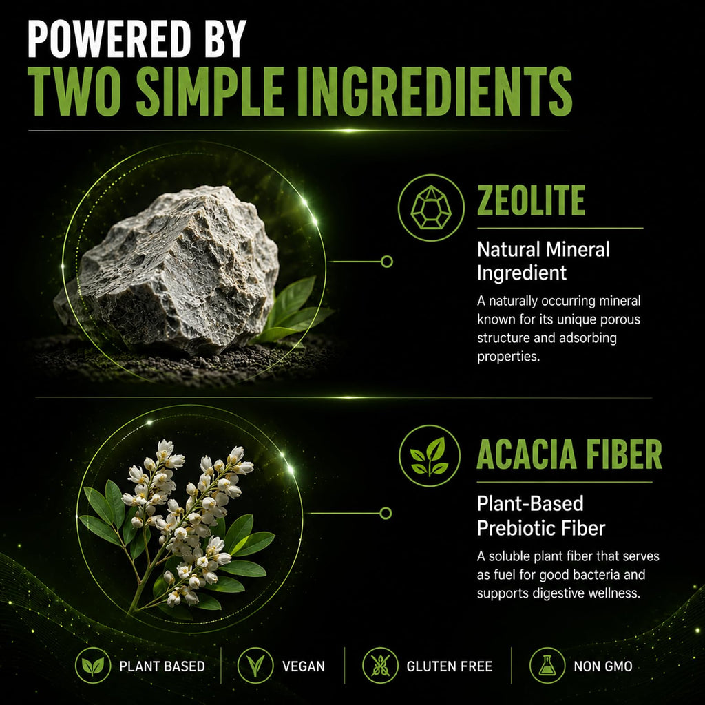 Tfnovg Pre-Sauna Gummies, Clinoptilolite Zeolite + Acacia Fiber Gummies, Sweat Optimization, Digestive Cleanse & Post Sauna Recovery – Vegan Chewable Supplement - 60 Count (2, 60 Gummies)