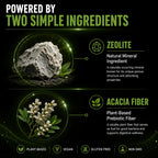 Tfnovg Pre-Sauna Gummies, Clinoptilolite Zeolite + Acacia Fiber Gummies, Sweat Optimization, Digestive Cleanse & Post Sauna Recovery – Vegan Chewable Supplement - 60 Count (2, 60 Gummies)