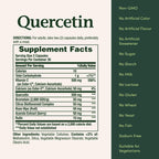 Nature's Bounty Quercetin, Immune Support, 500mg, with Vitamin C, Rose Hips, & Rutin, 60 Count (Pack of 3)
