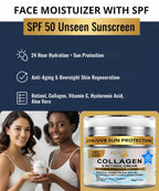 Anti-Aging Face Moisturizer for Face, Face Moisturizer with SPF, Collagen, Retinol, Hyaluronic Acid Cream, Age-Defying, Lift & Firm Cream, Sunscreen for Face, Lotion, Great for Dry, Aging Skin 1.7oz
