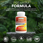 Best Naturals, Fast Acting Lactase Enzyme, 3000 FCC ALU, 180 Tablets (180 Count (Pack of 3))