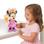 Disney Junior Sweets & Treats Minnie Mouse, Interactive 10-Inch Doll with Lights, Sounds, and Accessories, Kids Toys for Ages 3 Up, Amazon Exclusive by Just Play