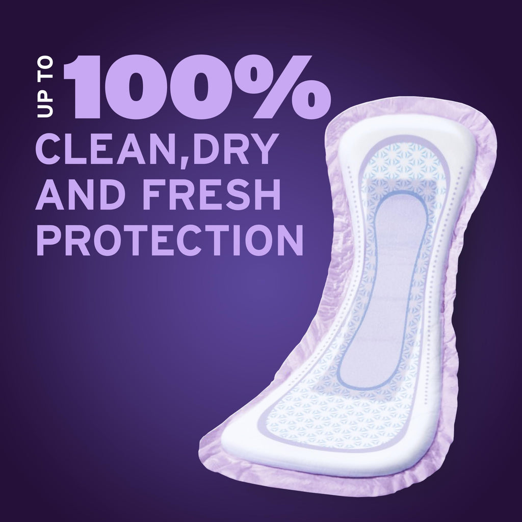 Poise Incontinence Pads & Postpartum Overnight Incontinence Pads, 8 Drop Extra Coverage, 36 Count, Packaging May Vary