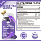 Melatonin 20mg Gummies for Adults (2 Packs) Extra Strength with L-Theanine, Ashwagandha, Magnesium, Turmeric, GABA, Lemon Balm and Chamomile for Supports Healthy Circadian Rhythm, Grape Flavor, 120ct
