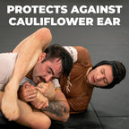 Gold BJJ Headgear for Jiu Jitsu, Wrestling, and MMA