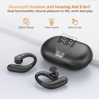 Hearing Aids, Hearing Aids for Seniors with Bluetooth, FSA&HSA Eligible, Rechargeable Hearing Aid with APP for People with Hearing Loss, 5 Levels of Volume Automatic Noise Cancellation, Clear Sound and Easy to Use