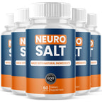 (5 Pack) Neuro Salt Capsules, Neuro Salt Brain Support Pills with Natural Ingredients, Advanced Formula NeuroSalt Maximum Strength Health & Wellness Support Vitamin for Women and Men (300 Capsules)
