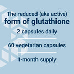 Life Extension Glutathione 500 mg – Glutathione Capsules, Antioxidant Supplement, Oxidative Stress, Active Reduced Form – Gluten-Free, Non-GMO, Vegetarian – 60 Capsules