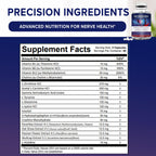 M PAIN MANAGEMENT TECHNOLOGIES Nerve Support Supplement - Nitric Oxide/L-Arginine - Feet Hand Legs Toe Maximum Strength Nerve Support Formula 120 Caps