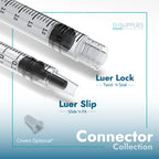 Bulk Case: BH Supplies 10mL Luer Slip Sterile Syringes - Individually Wrapped (1600 Syringes, 16 Boxes, 100 Units)