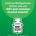 Centrum MultiGummies for Women 50 Plus, Multivitamin/Multimineral Supplement with Vitamins D3, E, B6, and B12, Assorted Fruit Flavor - 140 Count