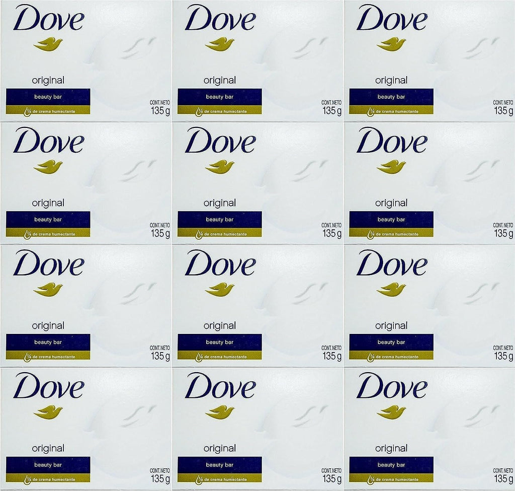 Dove White Cream Bar 4.75 Oz / 135 Gr (Pack of 12)