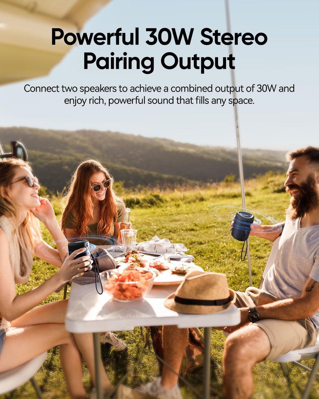 Portable Bluetooth Speaker Gift Ideas: Outdoor Travel Essentials Waterproof