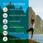 Absorb Plus Isolate Protein - Diet Supplement for Improved Gut Health, Extra Nutritional Support, Non-GMO, Gluten-Free, Lactose-Free, Casein-Free (100 g, Unsweetened Chocolate)