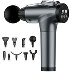APHERMA Massage Gun, Muscle Massage Gun for Athletes Handheld Electric Deep Tissue Back Massager, Percussion Massage Device for Pain Relief with 30 Speed Levels 9 Heads