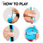 Otamatone Japanese Electronic Musical Instrument Portable Music Synthesizer from Japan by Maywa Denki Studio, Award Winning, Educational Fun Gift for Children, Teens & Adults - Blue