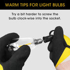 VISTERLITE E12/C7 Base LED Replacement Bulbs for ST38 Outdoor String Lights - Not Solar, Vinatge 1W LED Shatterproof Bulb, Warm White 2200K, 50 Pack