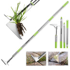 WORKPRO Crack Weeder, Stainless Steel Crevice Weeding Tool with Adjustable Long Handle (27"-54")