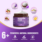 EMPURA Magnesium Lotion with Lavender, Nighttime Magnesium Cream for Relaxation & Muscle Relief - Hand, Leg & Foot Lotion with Chamomile, Shea Butter & Jojoba Oil - Thoughtful Gifts for Mom (4oz)