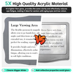 Large Hands Free Magnifying Glass with Light 50 Ultra-Bright LEDs Neck Magnifying Glass with Light Horizontal and Vertical Viewing with Flexible Gooseneck for Reading Sewing Repair Seniors Beading