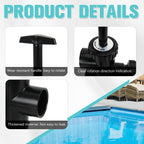 SP0410X502S 2-Inch Slide Valve Backwash Assembly Compatible with Hayward Pro-Grid and Micro-Clear D.E. Filters