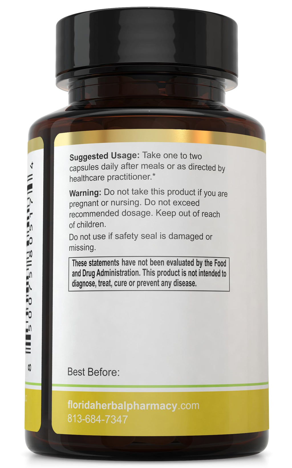 Florida Herbal Pharmacy, Japanese Ashitaba Leaf Extract Capsules 10:1 (120 Capsules) Two Months Supply