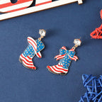 Madison Tyler 4th of July Western Boot Earrings for Women Patriotic Jewelry