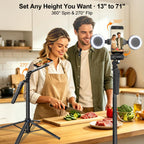 Content Creator Essentials Vlogging Kit for iPhone, Tripod & Wireless Mic