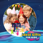 Suction Toy Toddler Bath Toys: No Hole Bath Toy for Boys Girls Gifts - 18PCS Sensory Fidget Toys for Kids - Baby Window Building Toy Gooide Bag Stuffers - Travel Toys Road Trip Essential