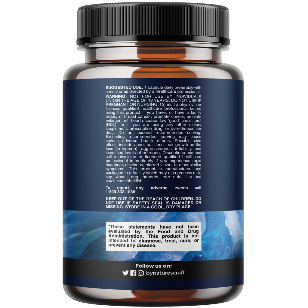 DHEA Supplement for Women & Men - DHEA 25mg per Serving for Hormone Balance, Mood Stability, Brain Function, Immune System & Energy - Dehydroepiandrosterone Capsules for Adults - 120 Count