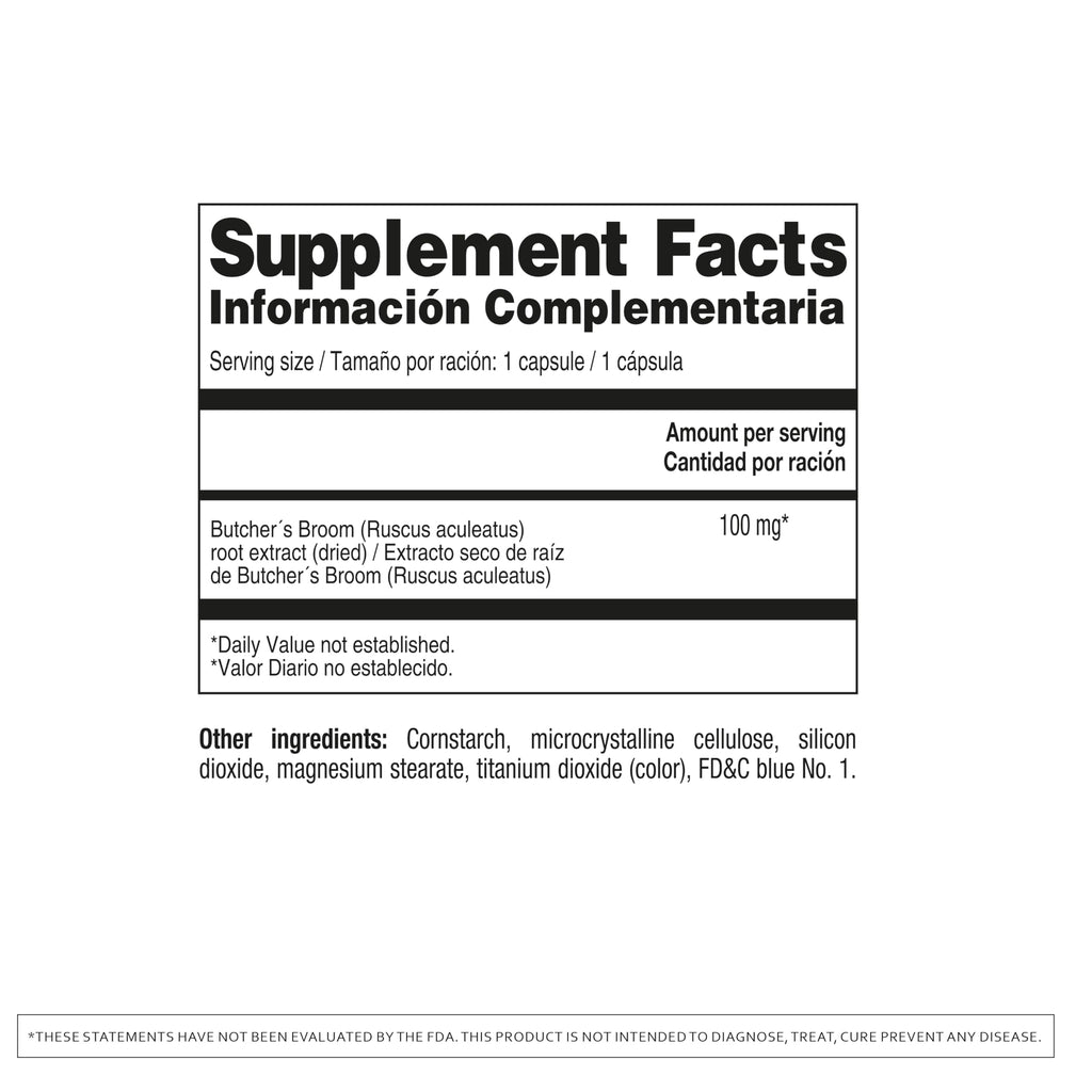 CONTRAVARIS Promotes Healthy Circulation & Leg Vein Support Supplement with Ruscus Aculeatus, Supports Leg Health - 60ct (Pack of 3)