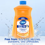 Dial Antibacterial Defense Liquid Hand Soap + Aloe, Gold Scent, 52 Fl Oz Hand Soap Refill (3 Count), Dermatologist-Tested, Gentle Formula
