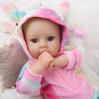 Lifelike Baby Dolls Girl, 18 inch Large Realistic Sweet Soft Body Baby Doll Real Life Baby Dolls Girl, with Accessories Gift for Kids Age 3 4 5 6 7 8+