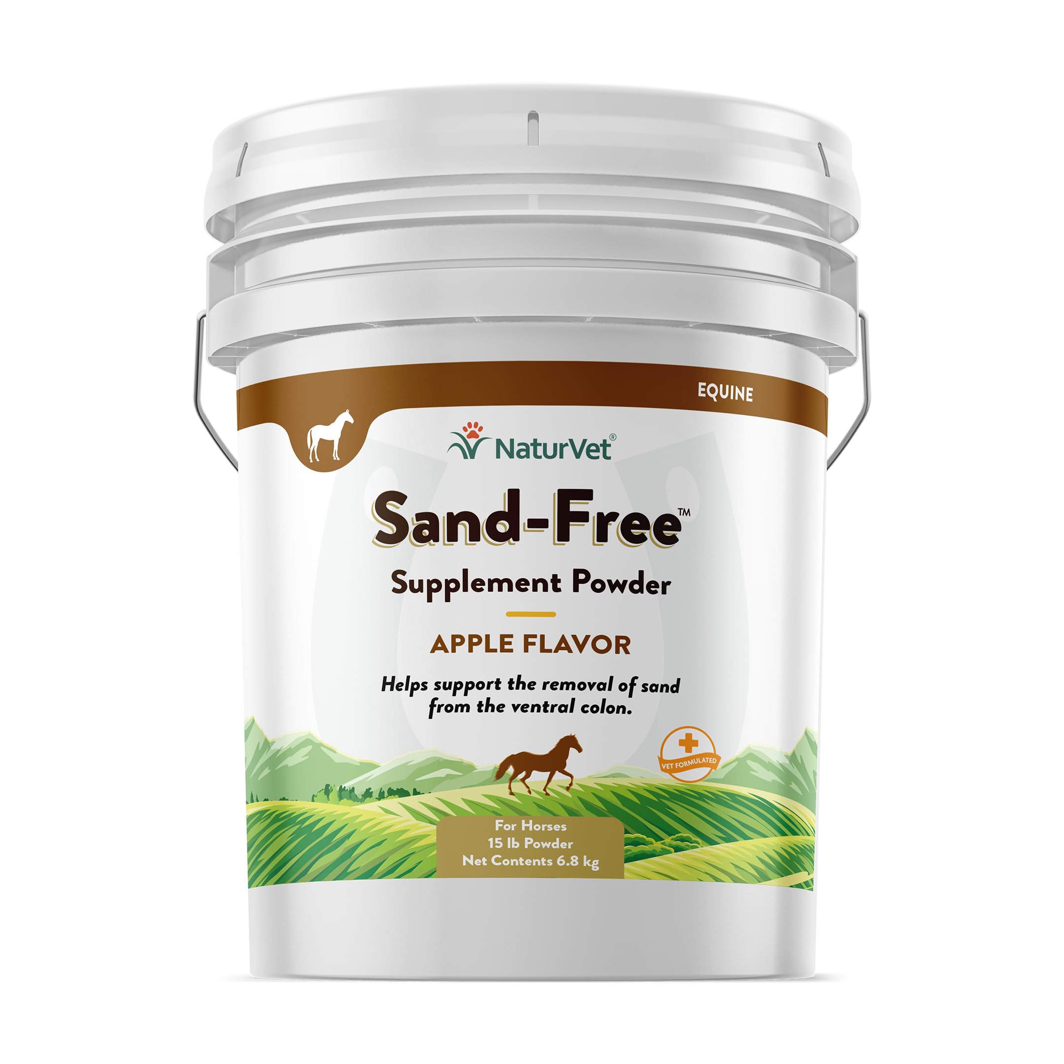 NaturVet Sand Free Apple Flavor for Horses 15lb Powder