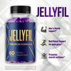 (5 Pack) Jellyfil Gummies, Jellyfil Gummys for Men with All Natural Ingredients, Max Strength Supplement with Premium Vitamins Supporting Optimal Wellness and Advanced Health Naturally (300 Gummies)