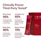 IM8 Daily Ultimate Essentials All-in-One Multivitamin Supplement, 92 Nutrient Rich Ingredients CoQ10, Probiotics, Vitamins, Greens, Gluten Free, Vegan (90 Packets, Acai and Mixed Berries)