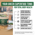 Organic Wheatgrass Juice Powder - Organic, Grown in Volcanic Soil of Utah - Raw BioActive Form, Cold-Pressed Then CO2 Dried, 20:1 Concentrate Juice Extract - Unflavored (5.3 oz – 60 Servings)