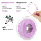 iSANMATE High Speed Matte PLA+ 3D Printer Filament, Matte Lilac PLA+ Filament 1.75mm Designed for High Speed 30-600mm/s, Fast Printing Speed PLA, Dimensional Accuracy ±0.02mm, 1kg Spool (2.2lbs)